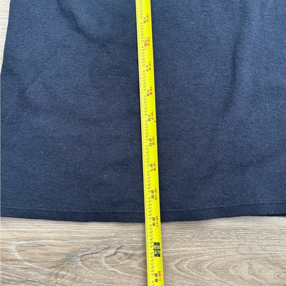 🍁VINTAGE White Stag Black Cotton Long Sleeve Top Lace Ribbon Bow Detail - Picture 6 of 8